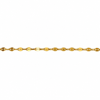 Elegant Gold-Tone Link Chain Necklace for Women | Minimalist Artificial Jewellery