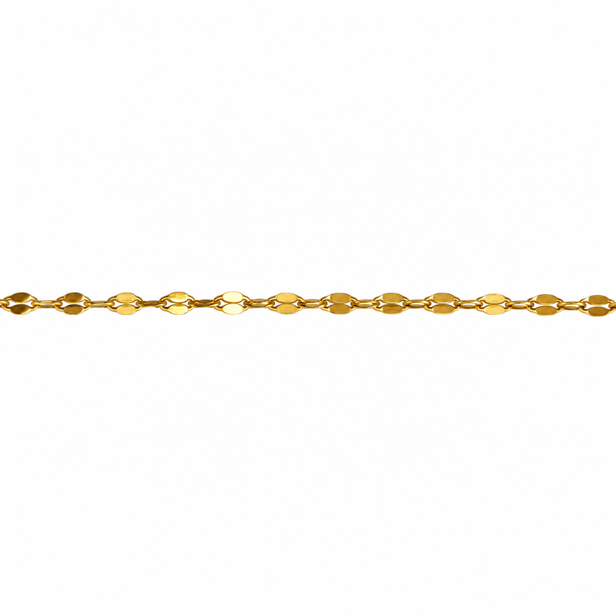 Elegant Gold-Tone Link Chain Necklace for Women | Minimalist Artificial Jewellery