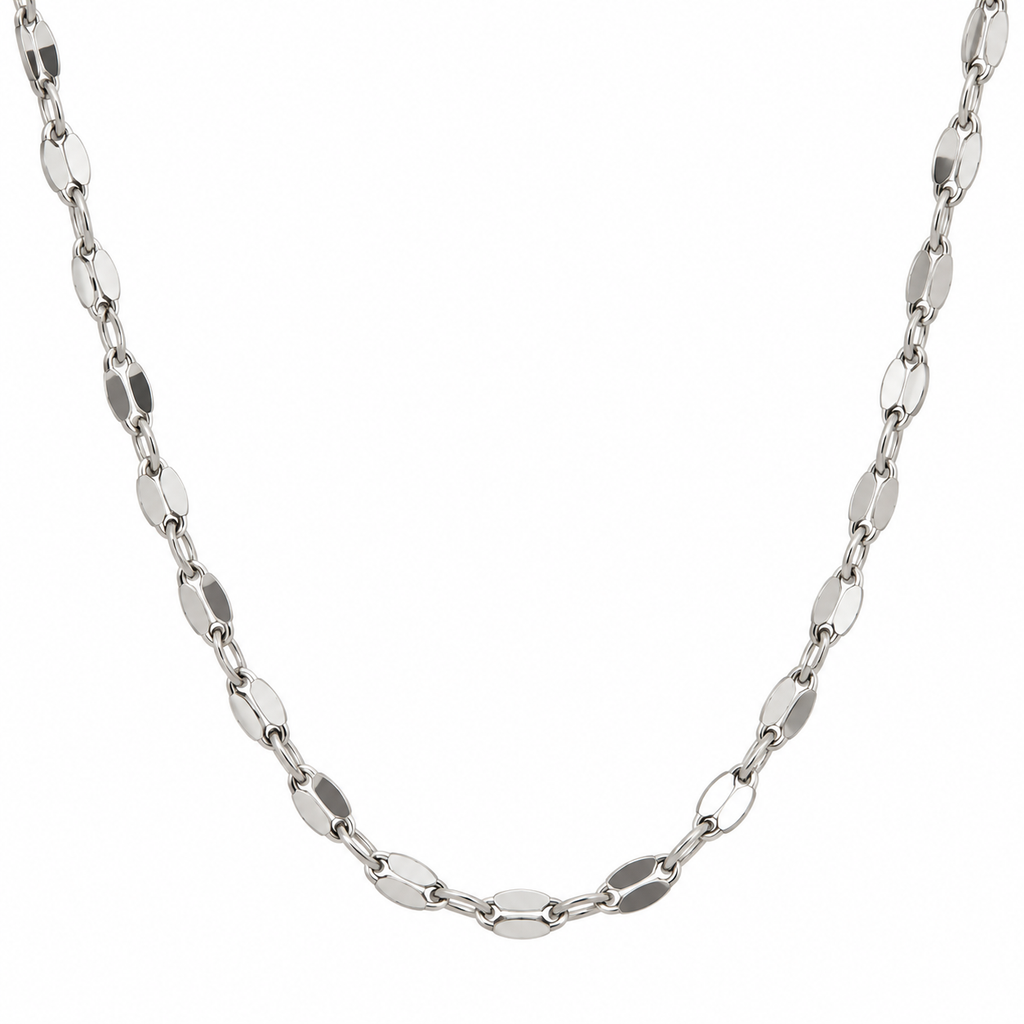 Elegant Silver Link Chain Necklace for Women – Minimalist Everyday Jewellery
