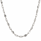 Elegant Silver Link Chain Necklace for Women – Minimalist Everyday Jewellery