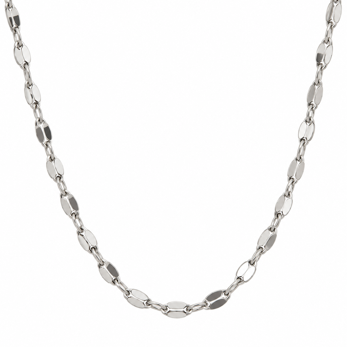 Elegant Silver Link Chain Necklace for Women – Minimalist Everyday Jewellery