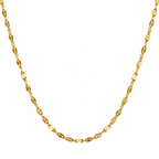 Elegant Gold-Tone Link Chain Necklace for Women | Minimalist Artificial Jewellery